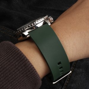 QX fancy goods high-quality Fluororubber strap 23mm wide 5 colors with Pin buckle YHR05