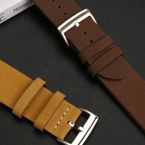 QX fancy goods high-quality Cowhide watch strap 19mm 20mm 22mm with multiple colors and buckles YHL10