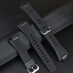 QX fancy goods high-quality Silicone rubber strap suitable for GST-B400/ADBD 14mm with Pin buckle YHR08