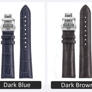 QX fancy goods high-quality crocodile leather watch strap with multiple width available YHL01