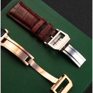 QX fancy goods high-quality crocodile leather watch strap with multiple color and width YHL03