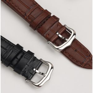 QX fancy goods high-quality 17.5mm wide crocodile leather watch strap with multiple buckle available YHL04