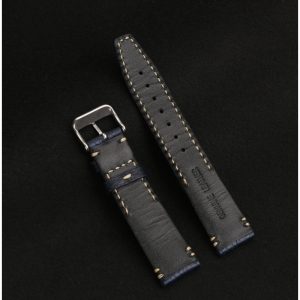 QX fancy goods high-quality Cowhide watch strap 20mm with multiple color and pin buckle YHL07