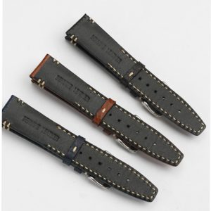 QX fancy goods high-quality Cowhide watch strap 20mm with multiple color and pin buckle YHL07