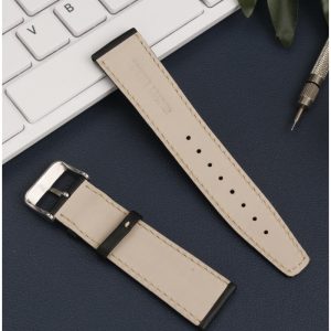 QX fancy goods high-quality 22mm wide Cowhide watch strap with multiple buckle and color YHL06
